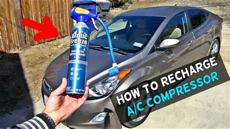 How to add freon to a car that doesn't blow 