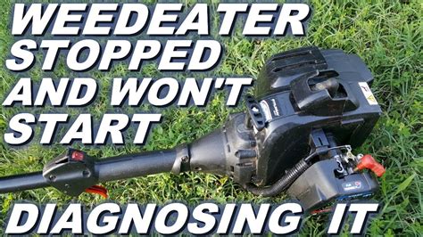 Put wrong gas in weedeater.  I explain what could be causing this issue + how to fix...