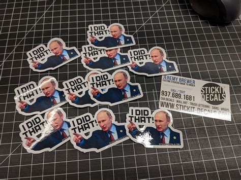 Putin I Did That Gas Pump Stickers for Sale TeePublic