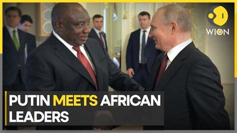 Putin meets with African leaders as Russia confirms nukes in Belarus