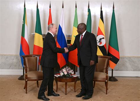 Putin meets with African leaders in Russia to discuss Ukraine peace plan, but no visible progress