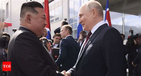 Putin welcomes Kim Jong Un with tour of rocket launch center