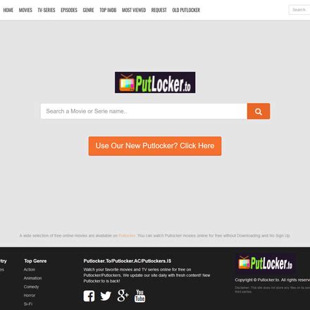 There are more than 50 alternatives to Putlocker.to, not only websites but also apps for a variety of platforms, including Android, Windows, iPhone and Mac apps. The best Putlocker.to alternative is Stremio, which is both free and Open Source. Other great sites and apps similar to Putlocker.to are WatchIT, DuckieTV, YTS.rs and Popcornflix..