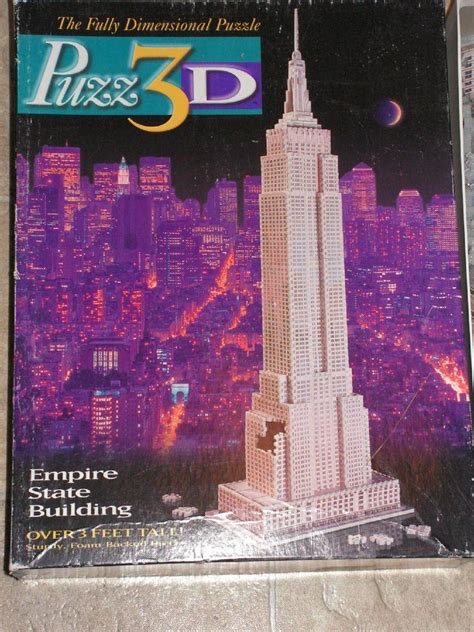 Puzz3D Empire State Building 3D Puzzle 902 Pieces NEW SEALED Over 3