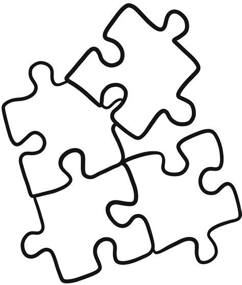 Puzzle Coloring Page