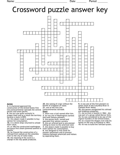 Puzzle Maker Answer With Key