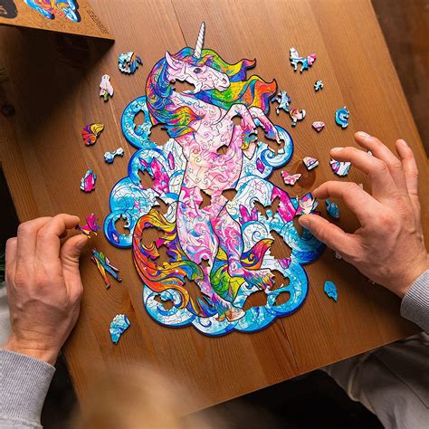 The small and regular-sized puzzles are suitable for adults. Large-sized puzzles are ideal for small children as they are hard to swallow. The big puzzles are great for group playing. The weight of a jigsaw puzzle depends on the materials used and the thickness. Most puzzles are made of cardboard or paper, so they would not be too thick.
