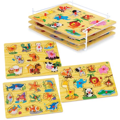 QUOKKA Puzzles for Toddlers 3-5 - 4 x 30 Pieces Puzzles for Kids Ages 2-4 - Animal Learning Jigsaw Puzzles for Kids 4-6 Years Old - Educational Toys for Boy and Girl. 266. 600+ bought in past month. $2199. FREE delivery Sat, Feb 17 on $35 of items shipped by Amazon. Or fastest delivery Fri, Feb 16..