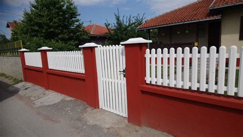 Pvc ograde za dvoriste