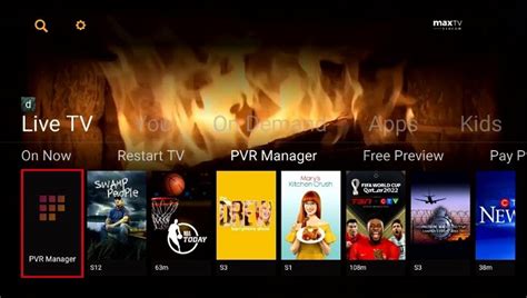 Pvr manager is starting up firestick.  When im trying to open the channels i...