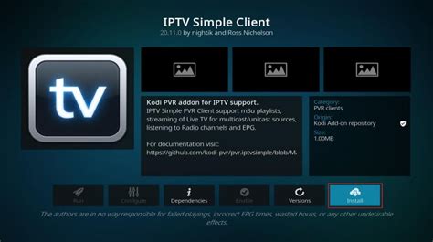 Pvr simple client download.  IPTV Simple client for Kodi PVR. iptvsimple de...