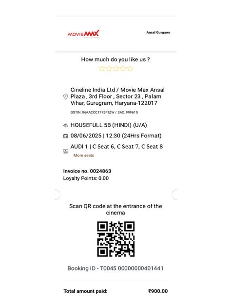 Pvr ticket cancellation.  PVR contact information and services description.  This is i...