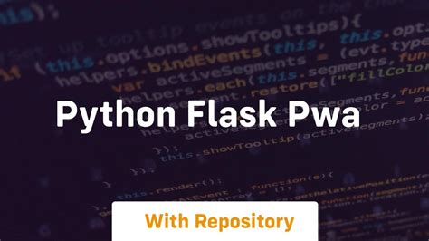 Pwa python flask.  Flask-PWA This is a demo of a progressive web applic...