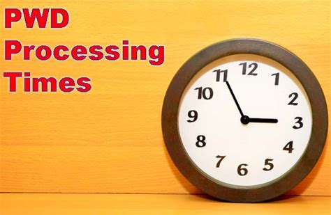 Pwd processing time. Things To Know About Pwd processing time. 
