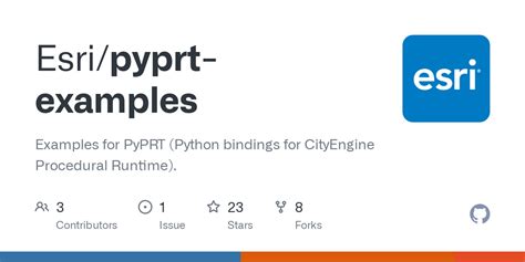 PyPRT - Python Bindings for CityEngine SDK - GitHub