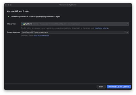 Pycharm terminal change directory.  So create a junk project in the directory that ...