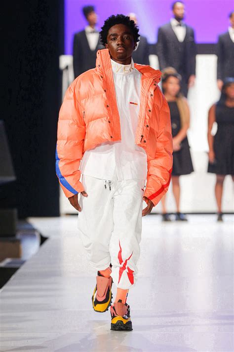 Pyer moss. Designer Kerby Jean-Raymond walks the runway during the Pyer Moss Couture Haute Couture Fall/Winter 2021/2022 show as part of Paris Fashion Week on July 10, 2021 in Irvington, New York. 
