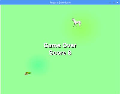 Pygame zero code.  This is a beginners tutorial guide to getting started with gam...