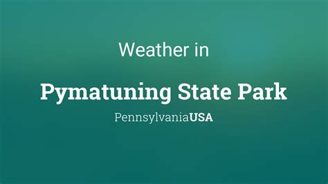 Your localized school-day weather forecast, from AccuWeather, provides you with the tailored weather forecast that you need to plan your day's activities Pymatuning State Park, OH 20° F. 