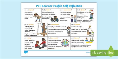 Pyp Learner Profile Self Reflection