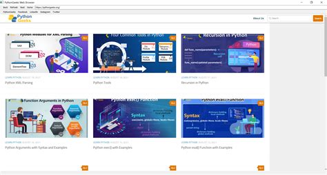 Pyqt6 web browser.  Start building your own web browser with Python & Qt usin...