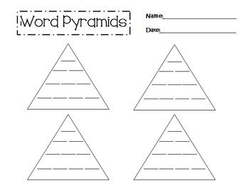 Pyramid Template Word DocTemplates