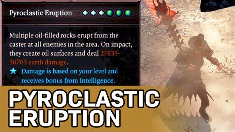 Pyroclastic eruption divinity 2. Easy to find good weapons with high critchance, runeslots and mixed magic damage. Cons: lack single target / focused magic damage. Staff: need good positioning to hit multi-targets with Warfare abilities in order to proc multiple Sparks. Pros: high magic damage, attacks hurt with or without involving Spark. 