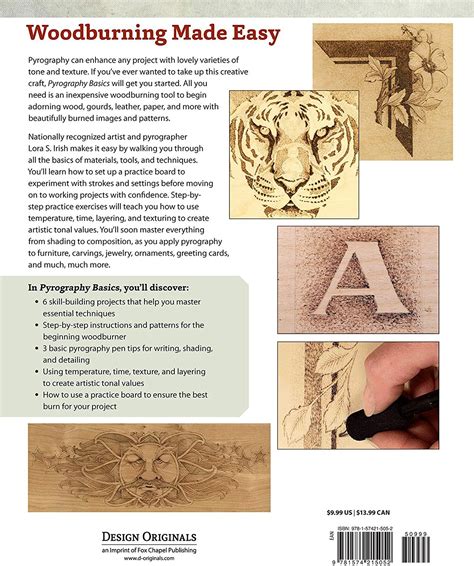 Read Pyrography Basics Techniques And Exercises For Beginners By Lora S Irish