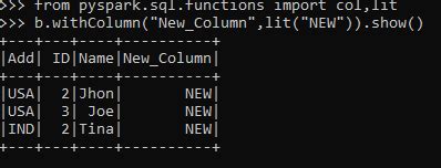Pyspark array column. withColumn('newC I don't know how to do this using only PySpa...