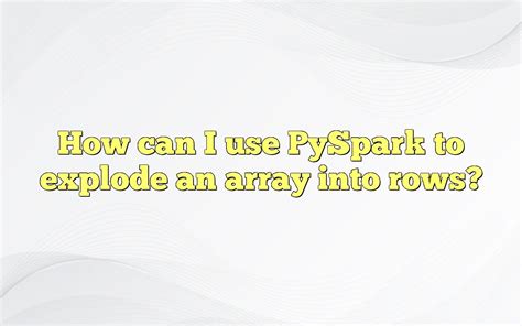 Pyspark array of structs.  Instead of individually extracting each struct elements, you can use ...
