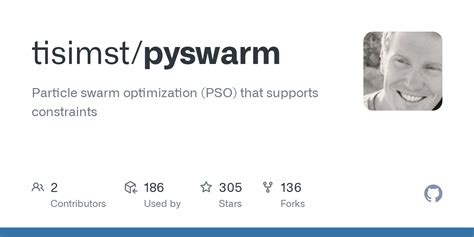 Pyswarm github.  Contribute to asciimoo/pyswarm development by creating an account on Gi...