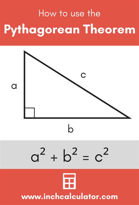 How To Use Pythagorean Theorem. Example 1: Let a = 3 and b = 4. then we can determine the length of c as: c = √a2 + b2 = √32 + 42 = √25 = 5 c = a 2 + b 2 = 3 2 + 4 2 = 25 = 5. We can calculate the length of any side of a triangle using the law of cosines which is a generalization of the Pythagorean theorem if we know the angles and ....