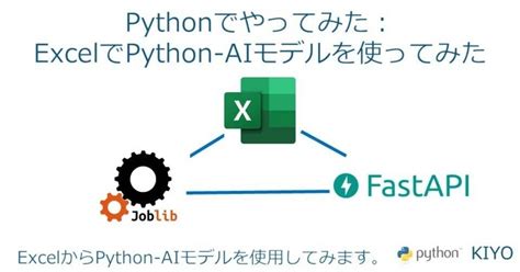 Pythonでやってみた8： ExcelでPython-AIモデルを使ってみた …