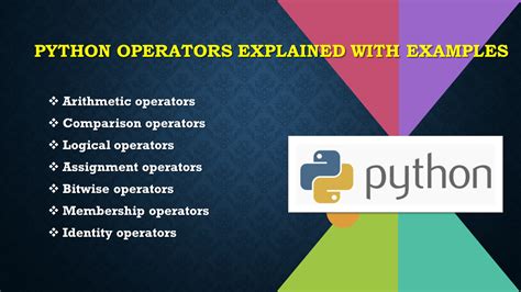 Python - Operators - TutorialsPoint