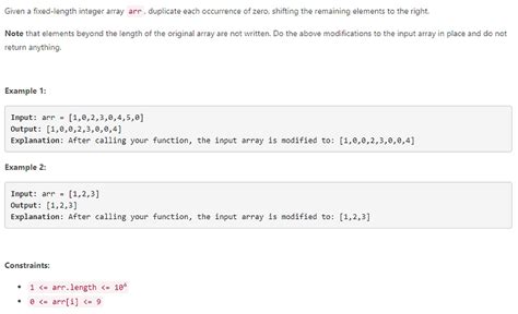 Python 3 real in-place solution - Duplicate Zeros - LeetCode