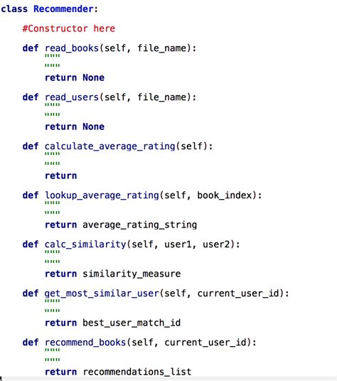Python Class Template Master of Documents