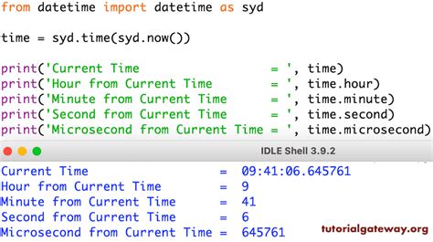 Python Datetime Type