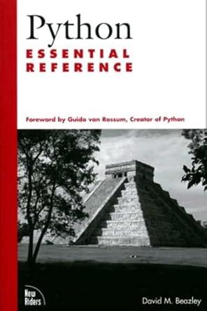 Python Essential Reference (OTHER NEW RIDERS)