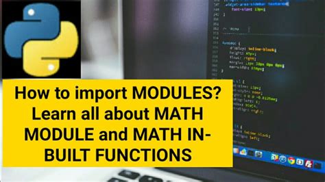 Python Programming Import MATH YouTube