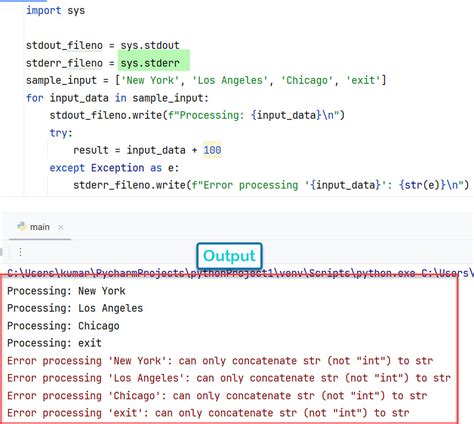 Python Stderr, Stdin And Stdout Python Guides