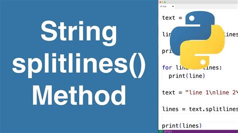 Python String splitlines() - Programiz