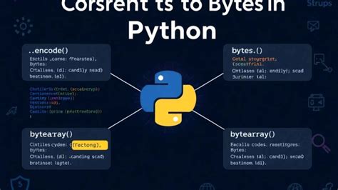 Python bytes to string online.  Simple and effective techniques for seamless conversion! This By...