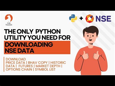 Python code to download nse data.  Several methods exist, each with pros and co...