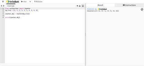 Python collections counter.  In Python programming, working with data often inv...