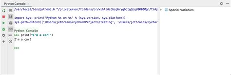 Python console PyCharm Documentation JetBrains.