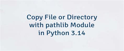 Python copy file pathlib.  "Python pathlib copy file with original owner" D...