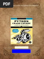 Python crash course pdf.  Python Crash Course is also perfect for middl...