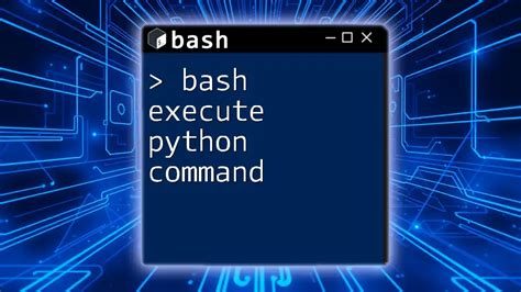 Python exec bash.  Feb 25, 2025 · Apprenez &agrave; ex&eacute;cuter des scripts Bash...