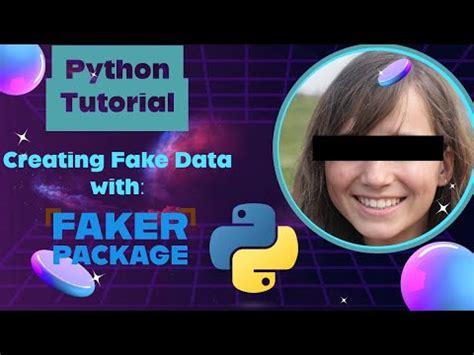 Python faker.  Through a gentle hands-on tutorial, we will explore how to gene...