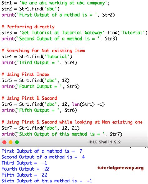 Python find string.  Sorting Basics &para; A simple ascending sort is very easy: just c...